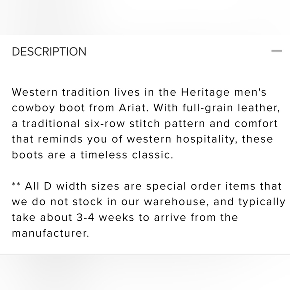 ARIAT | 34770 Heritage round toe cowboy western pullon leather boots - Picture 13 of 14